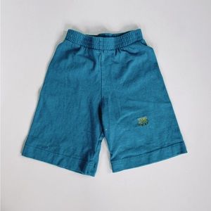 Vintage Young M boys aqua sweat shorts | size 3T